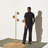 Jacob 64 in. Mid-Century Modern 3-Light Adjustable LED Floor Lamp with 3 Metal Cone Shades