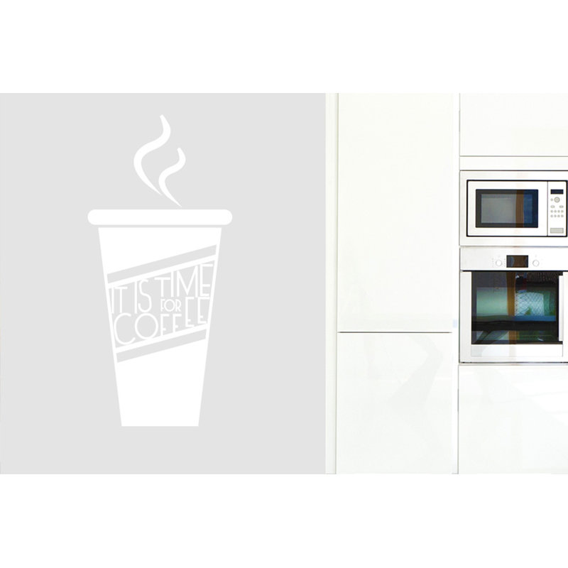 Food & Beverage Wall Decal, White, Large