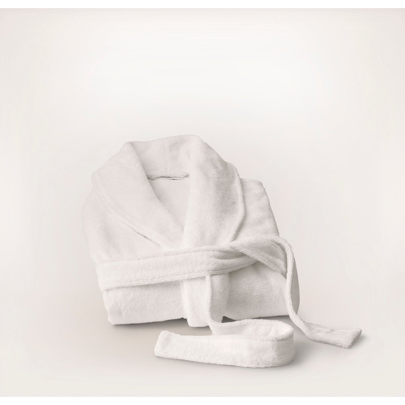 Turkish Ultra Plush Robe, L, White