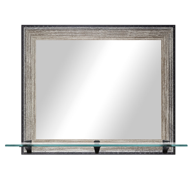 Solid Wood Flat Wall Mirror