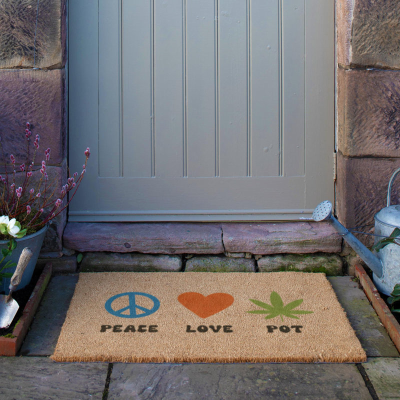 Bevers Non-Slip Indoor Doormat, Rectangle 90 x 60 cm