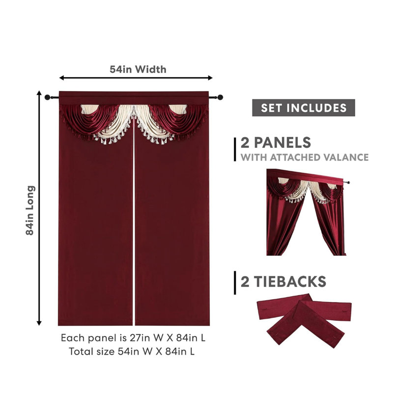 Sheer Curtain Panel Pair