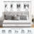 Queen Size Mattress,12 Inch Hybrid Mattress, Individually Pocketed Innerspring, Medium Firm