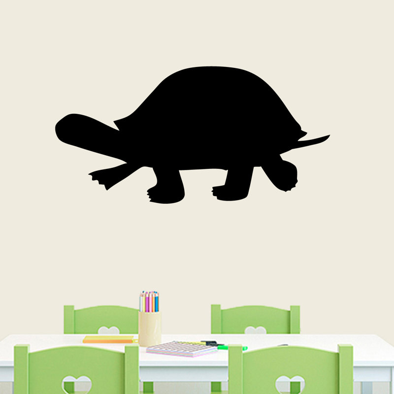 Adhésif décoratif tortue, Noir