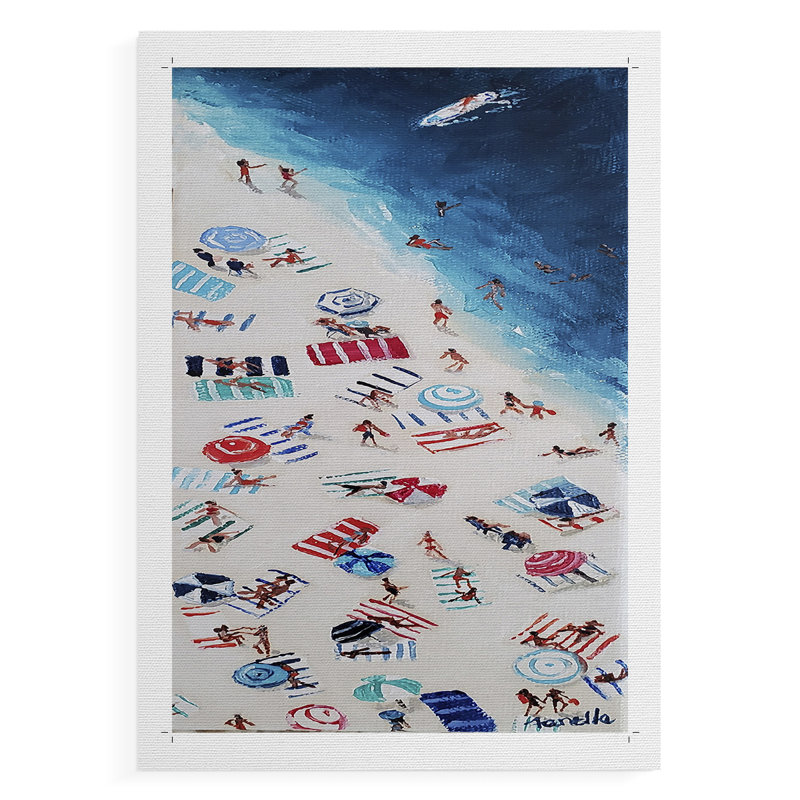 Break Out Beach - Impression sur toile seulement - NON-CADRE