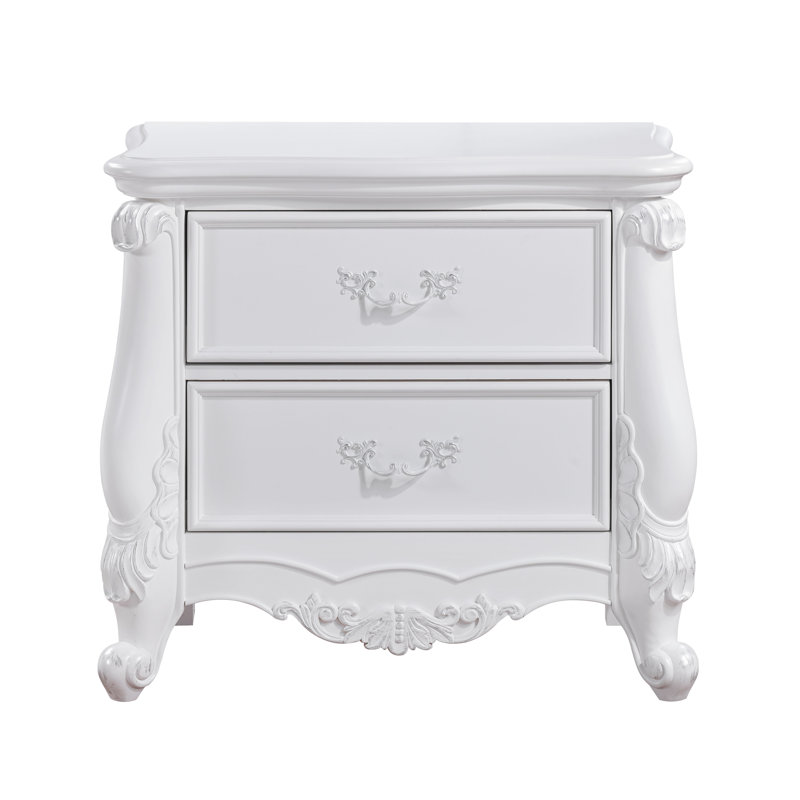 Commode en bois 2 tiroirs Craig