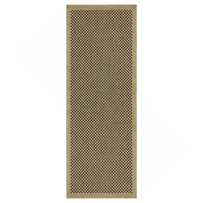 Jute 7 po X 7 pi 3 po Tapis intérieur / extérieur