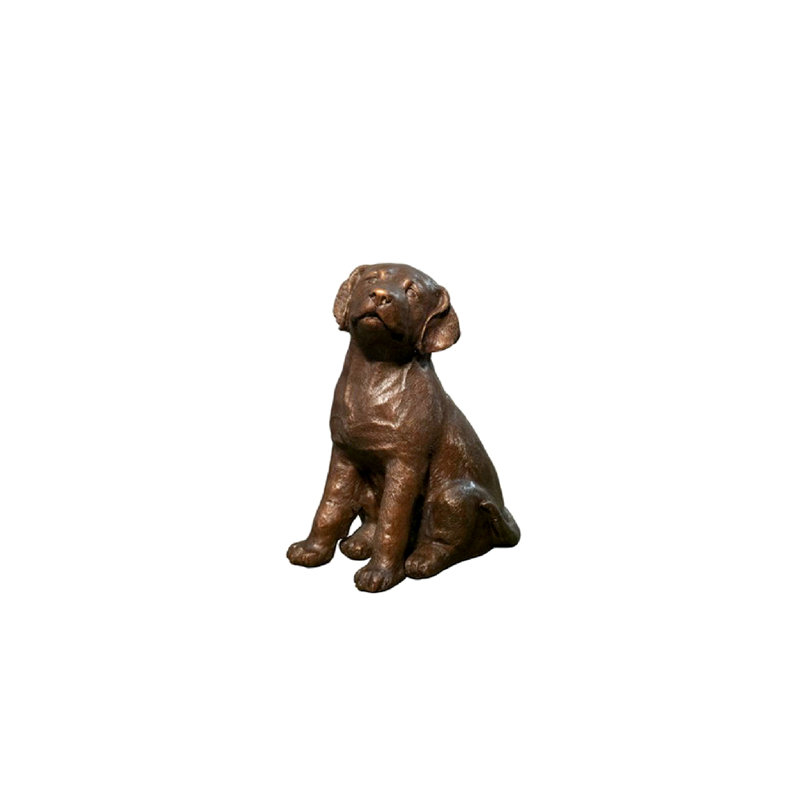 Dog Labrador Metal Garden Statue