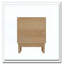 Table de chevet en bois