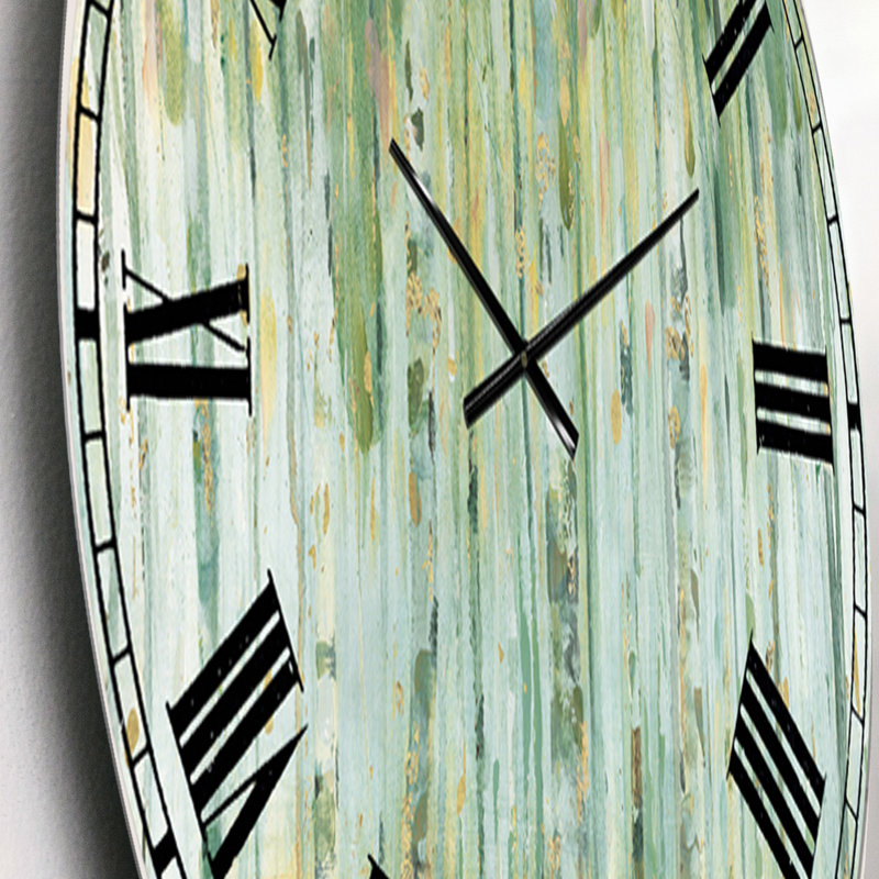 Horloge murale Swigart Golden Birch Forest V - Farmhouse, Petit