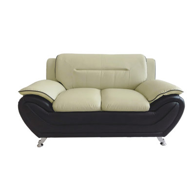 Sanuel 61.3'' Faux Leather Loveseat