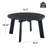 Round High-Density Polyethylene (HDPE) Outdoor Coffee Table-638098086