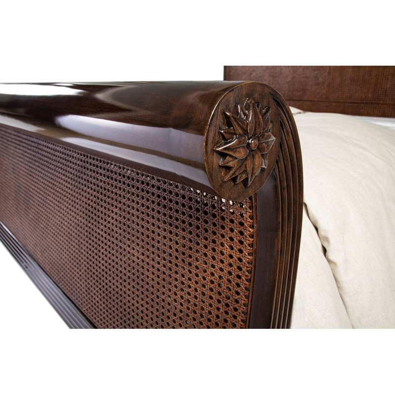 Alexa Hampton Solid Wood Sleigh Bed, Queen