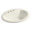 Lavabo encastré ovale en céramique avec trop-plein Bryant-10940791-19195626