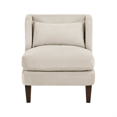 Accent Chair Cushion Seat Corduroy Fabric Upholstery Pillow Living Room Furniture 1Pc