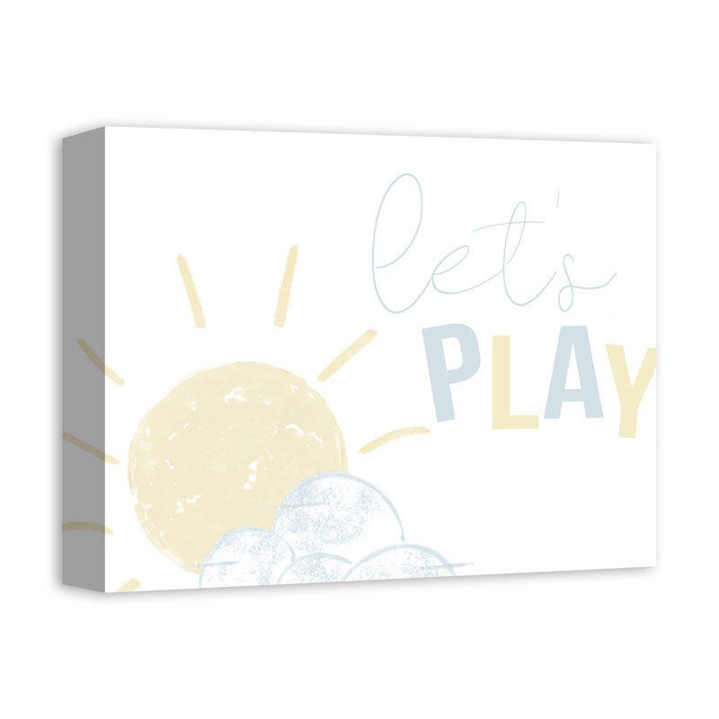 «Lets Play Sun», art sur toile, H 14 po x l 11 po x P 1,25 po