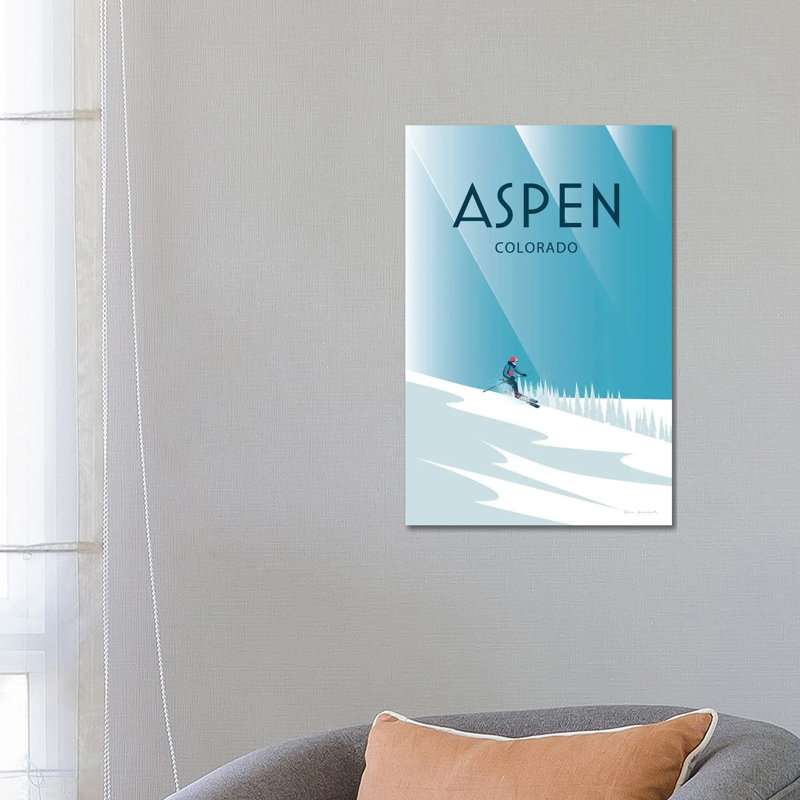 Aspen by Omar Escalante - Wrapped Canvas Graphic Art 1 Piece Wrapped Canvas Wall Art, 66.04cm H x 45.72cm W x 1.91cmD