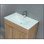 Meuble-lavabo autoportant à 2 tiroirs Goodigo