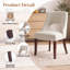 Chaise de salle à manger rembourrée Arlene-129872508