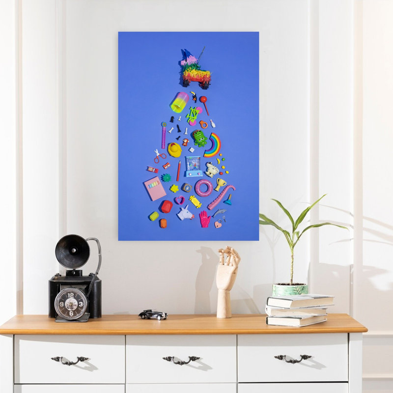 Denetria Contemporary Art Contemporary Wall Art 1 Piece Wrapped Canvas Wall Art, 60.96 cm H x 40.64 cm W