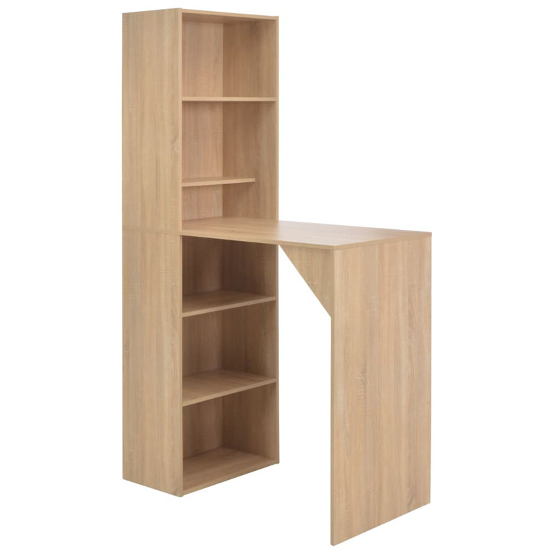 Dourdain Dining Table, White, Oak