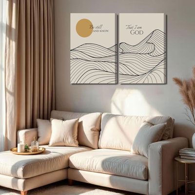 2 Piece Wrapped Canvas Print