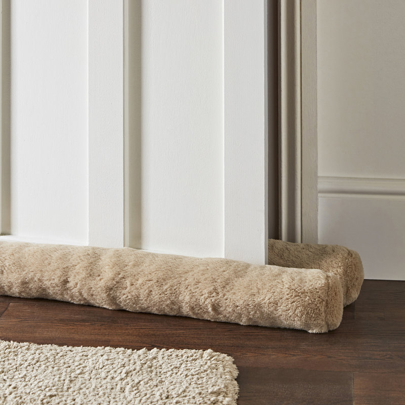 Polyester Draught Excluder, Natural