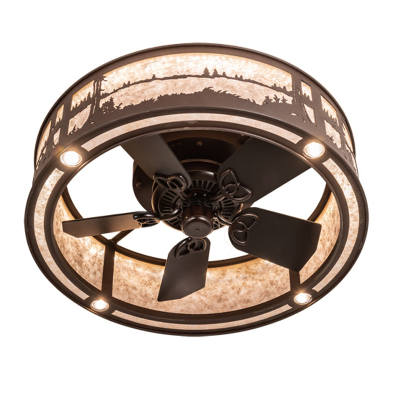 Ventilateur de plafond 30 po avec lumières DEL