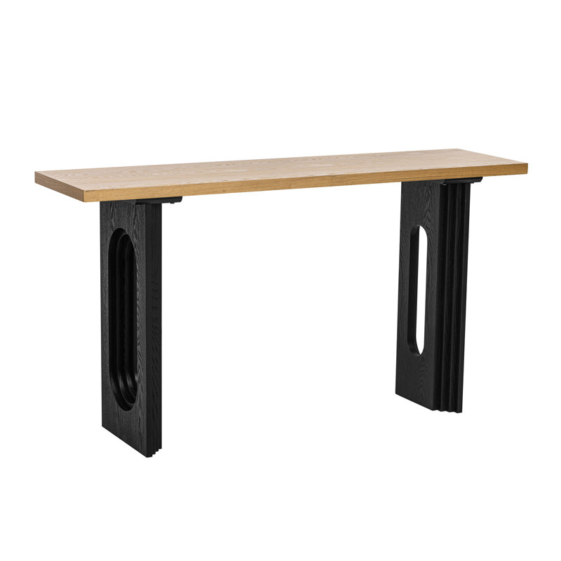 Attractive Console Table: & , Generous Worktop Space, Unique Leg Construction Stylish Ample Work Surface, Distinctive Pattern