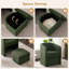 Fauteuil demi-tonneau rembourré moderne avec rangement Ottonman-2040702429