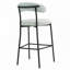 Tabourets de bar en tissu Teddy-363150580