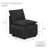 Luna Chenille Single Seat Armless Storage Chair For Modular Sofa-108055248