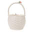 Stoneware Strawberry Basket Container