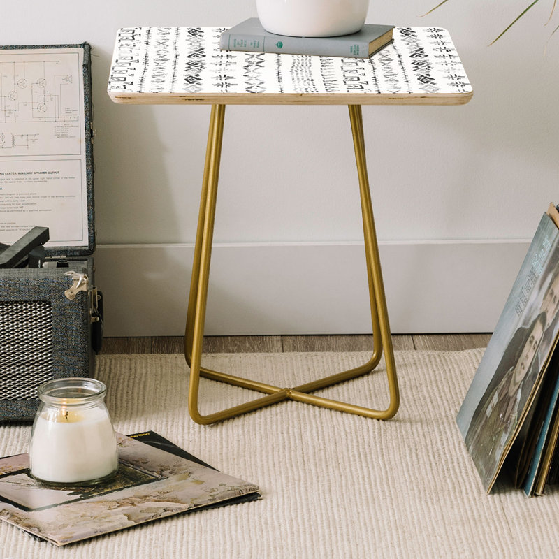 Table de bout à pieds croisés