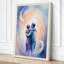 Embrace in Light Modern 1 Piece Wrapped Canvas Wall Art-102664341-102664342