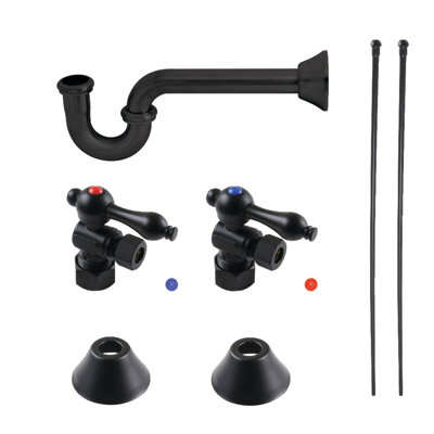 Kingston Brass Trimscape Traditional Plumbing Sink Trim Kit with P-Trap