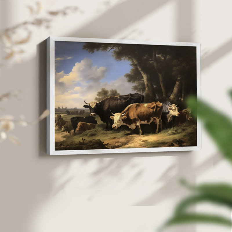 Faune, série XXL, reproduction encadrée, H 16 po x l 20 po, Blanc