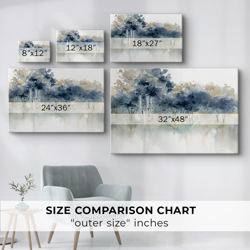 Waters Edge I -Gallery Wrapped Cavas, 40" H x 60" W