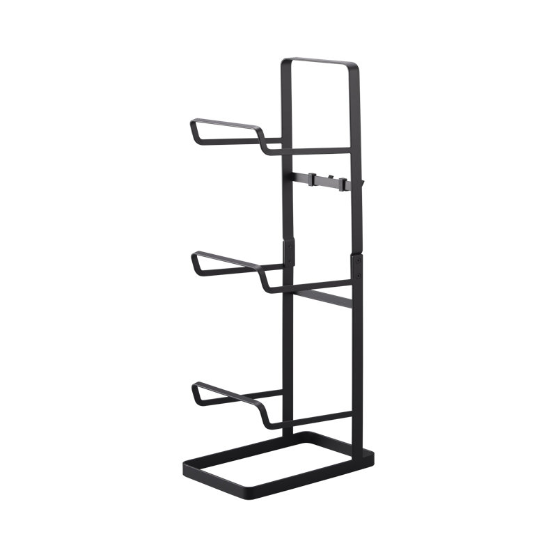 Yamazaki Home Fitness Equipment Storage Rack, Steel, Black