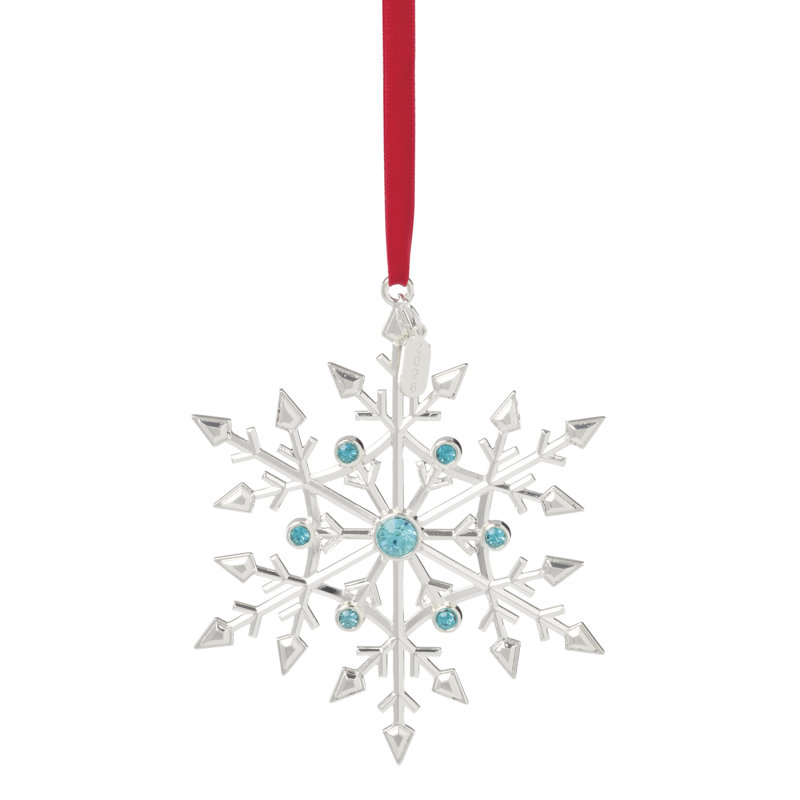 Lenox 2026 Snow Majesty Silverplate Ornament