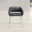 Chaise d'appoint pour salle d'attente rembourrée en LeatherSoft rétro Jayelynn-37595796
