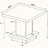 Mbala Cappuccino square base side table