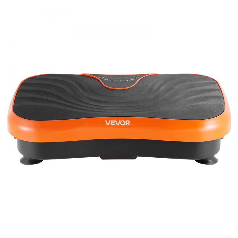 Vibration Plate Exercise Machine Whole Body Shaker Fitness Platform Orange