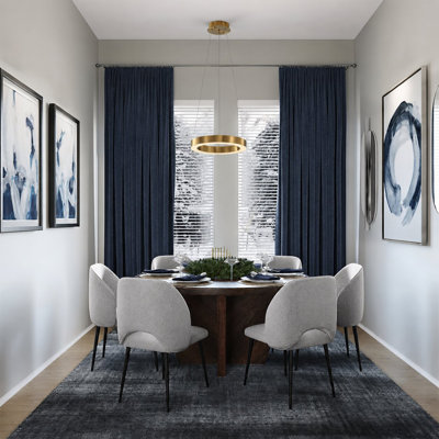 Modern 1 Light Gold LED Round Pendant