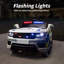 Voiture de police électrique pour enfants, enfants 24 volts avec jouets 400 W, mégaphone, télécommande, Bluetooth-99341794