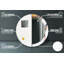 Huldar Glass Flat Wall Mirror