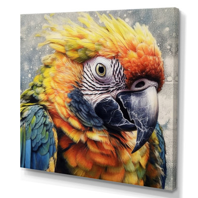 Perroquet tropical au paradis I sur toile