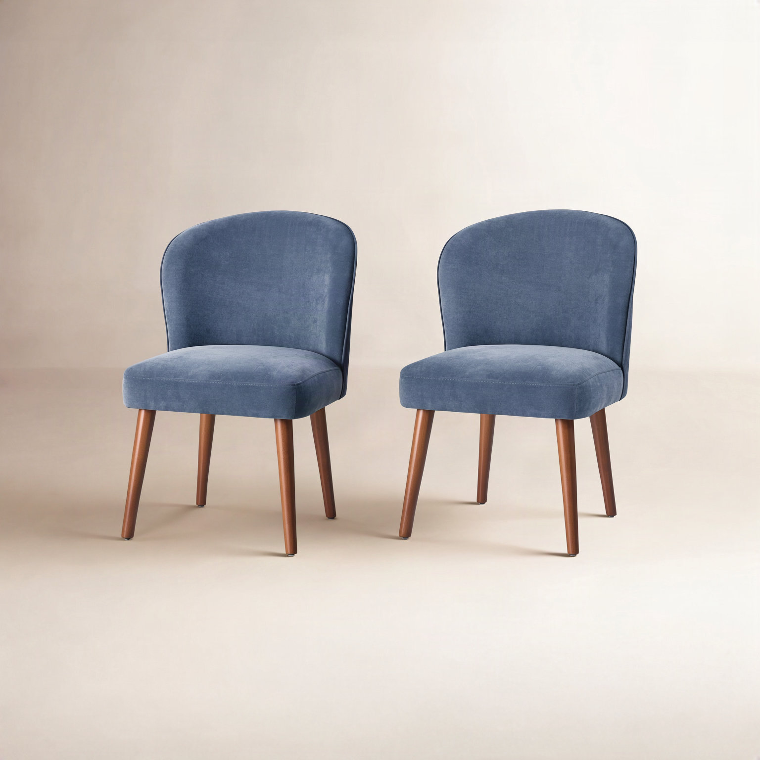 Davia Dining Chair, Slate Blue