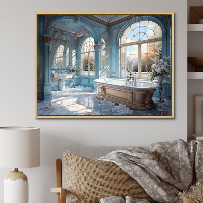 «Bathroom Bathroom Ethereal Glow I», reproduction sur toile
