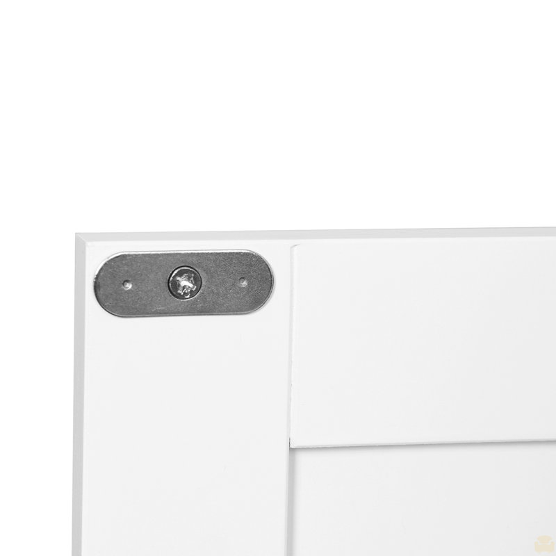 Bathroom Floor Storage Cabinet with Double Door Adjustable Shelf